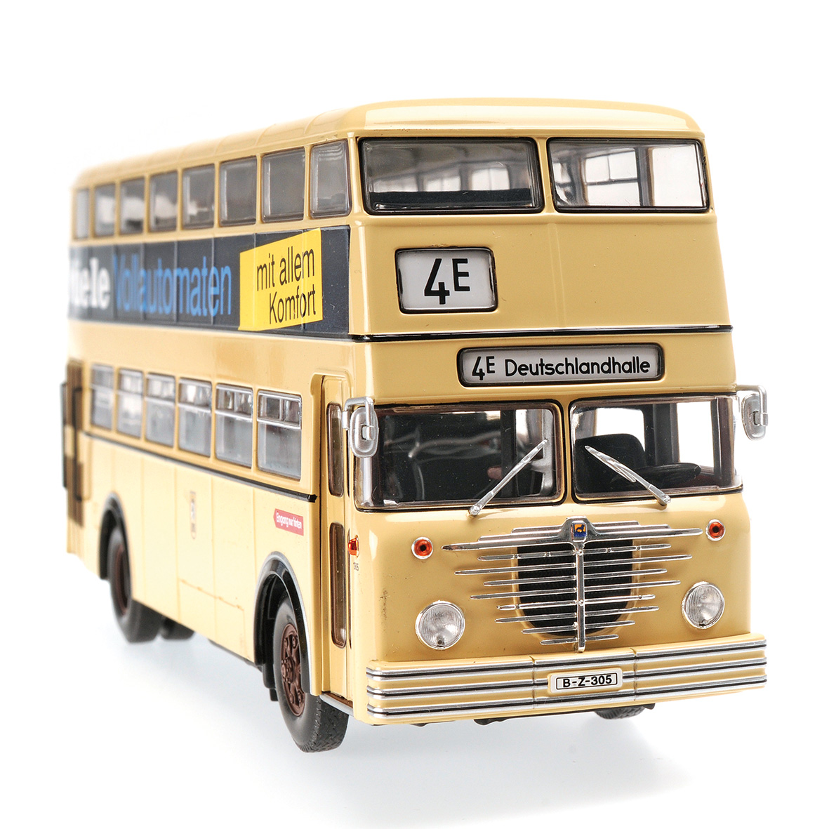 BÜSSING D2U - DOPPELDECKER MIT GESCHLOSSENEM HECKEINSTIEG - 1958 - 'MIELE'