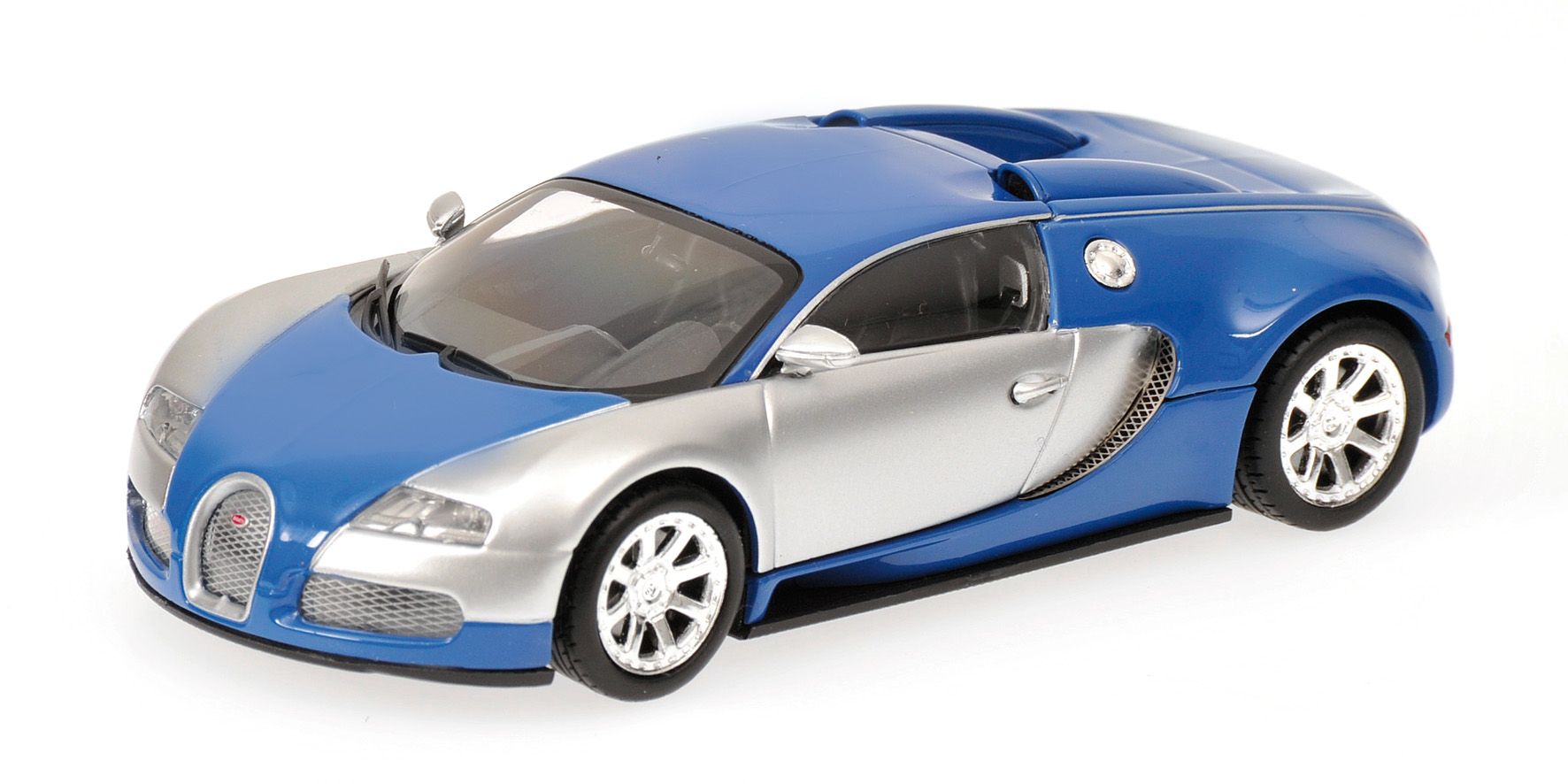 BUGATTI VEYRON EDITION CENTENAIRE - 2009 - CHROME/BLUE