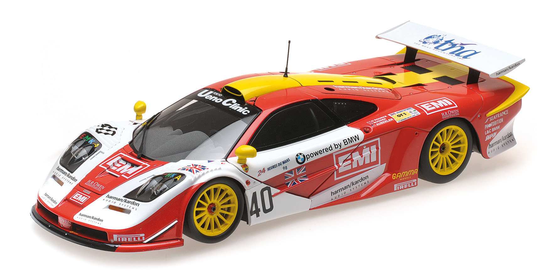 MCLAREN F1 GTR - EMI - O'ROURKE/SUGDEN/AUBERLEN - 24H LE MANS 1998