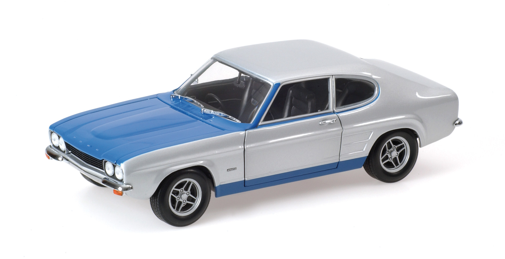 FORD CAPRI RS (RHD) - 1973 - SILVER/BLUE