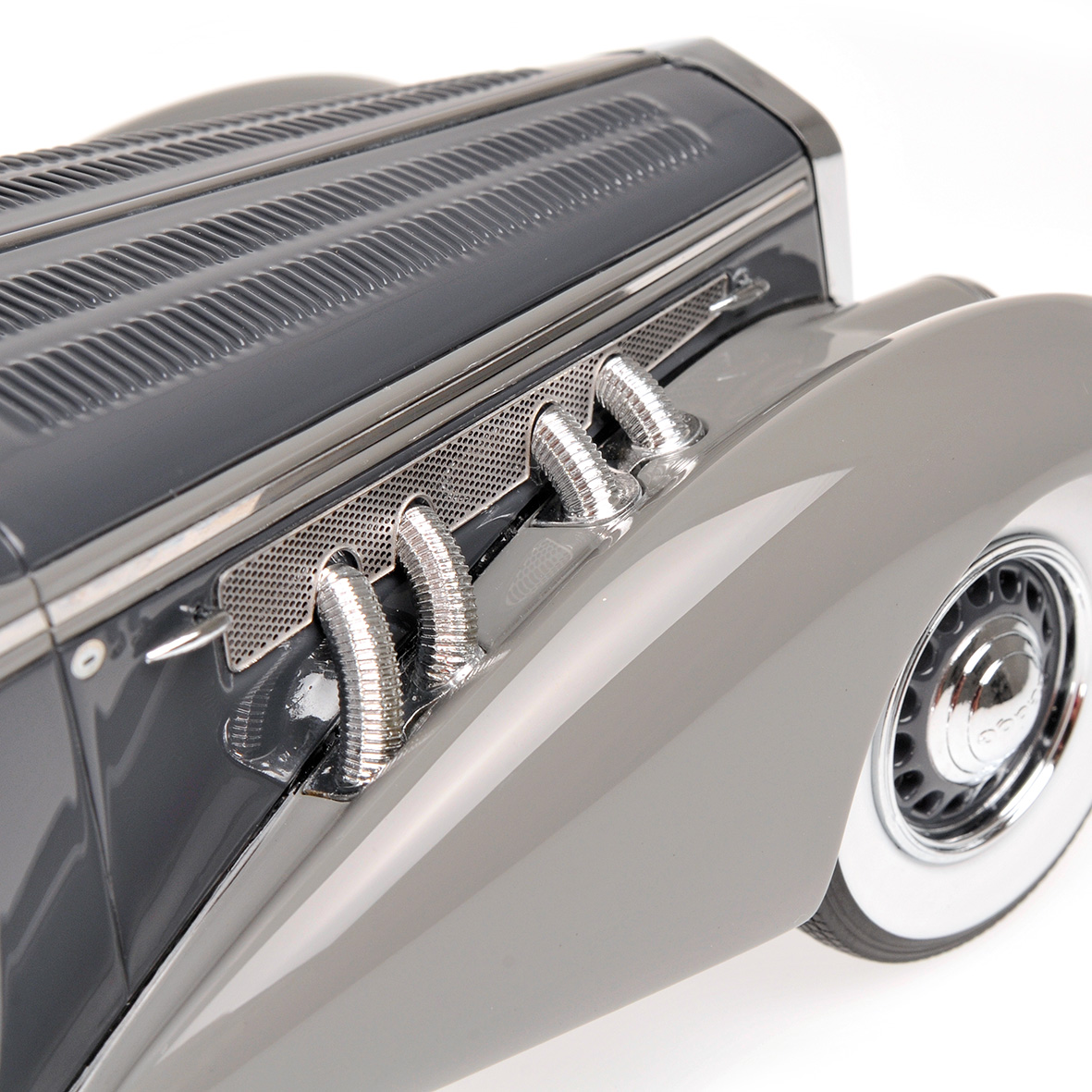 DELAGE D8-120 CABRIOLET 1939 - GREY/DARK GREY