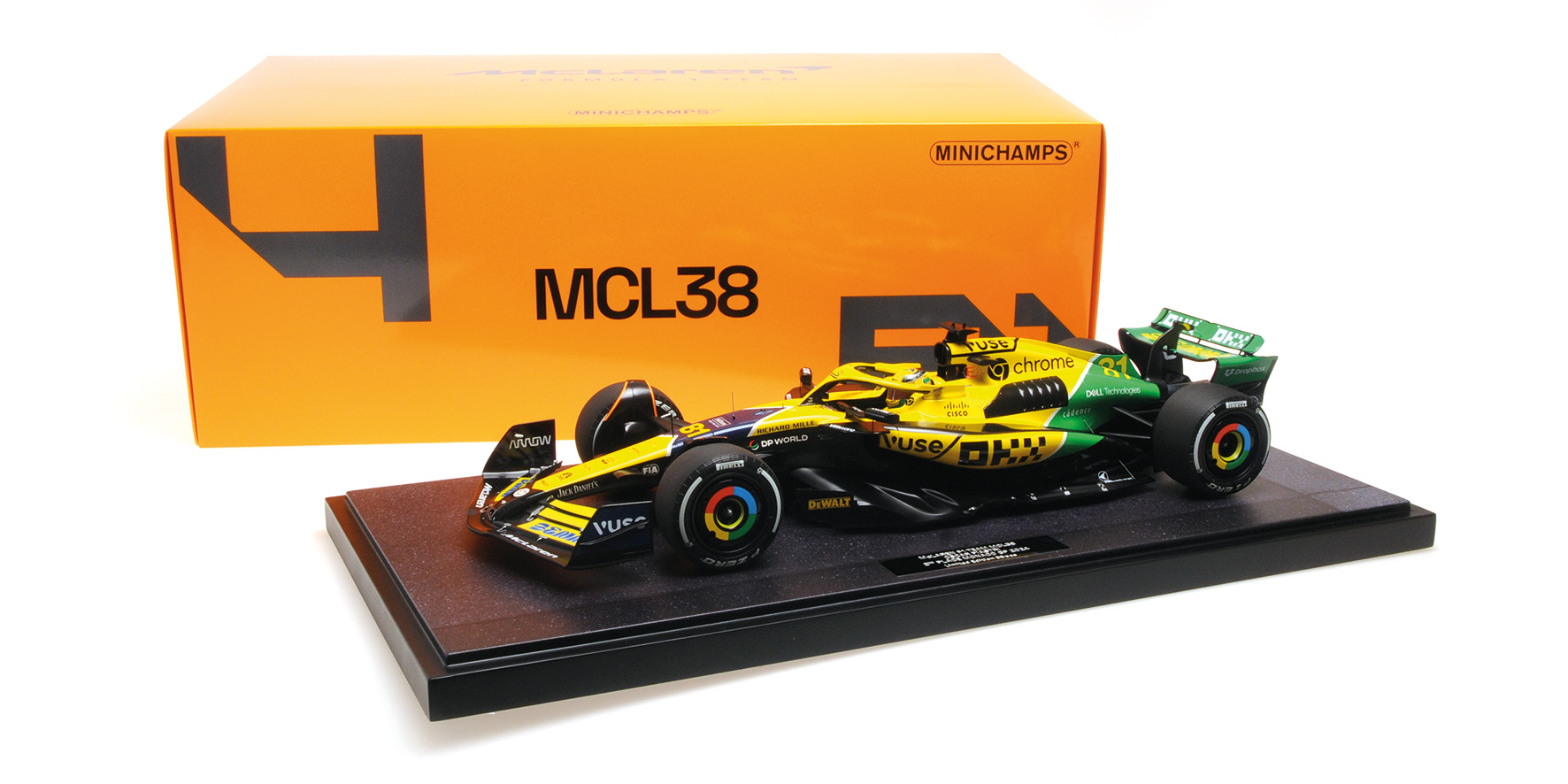 MCLAREN FORMULA 1 TEAM MCL38 - OSCAR PIASTRI - 2ND PLACE MONACO GP 2024