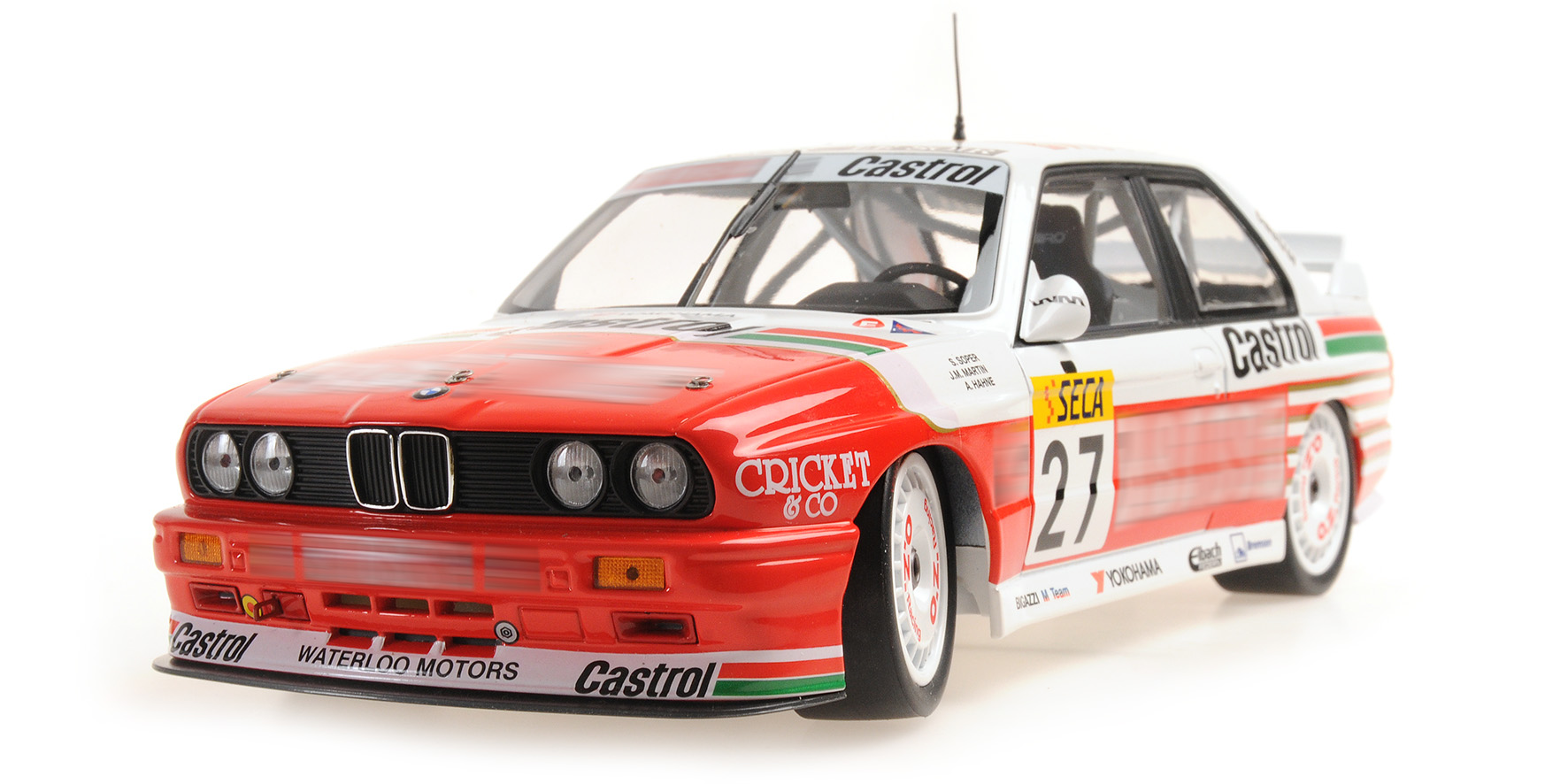 BMW M3 - BIGAZZI TEAM - SOPER / HAHNE / MARTIN - 4TH PLACE 24H SPA 1990