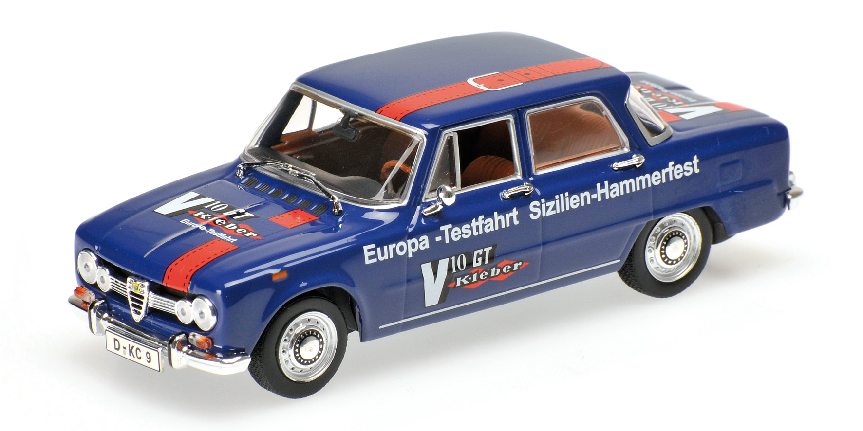 ALFA ROMEO GIULIA - EUROPA-TESTFAHRT-SIZILIEN - HAMMERFEST 1970