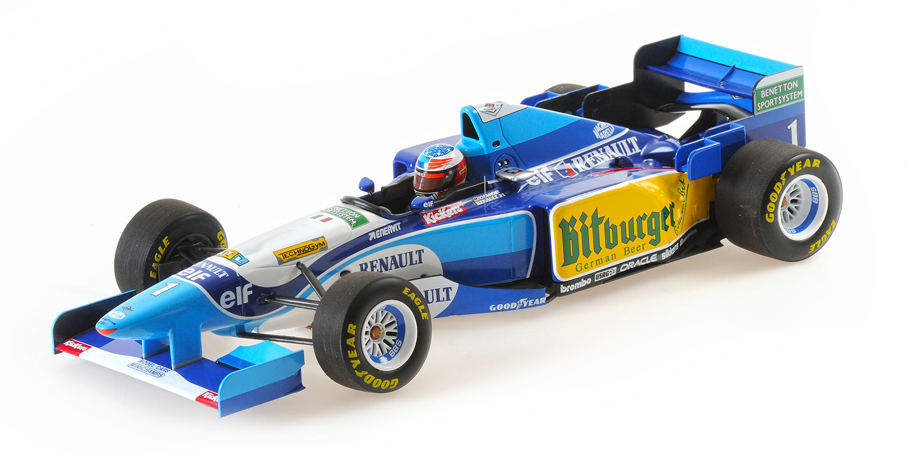 BENETTON RENAULT B195 - MICHAEL SCHUMACHER - WINNER PACIFIC GP WORLD CHAMPION 1995