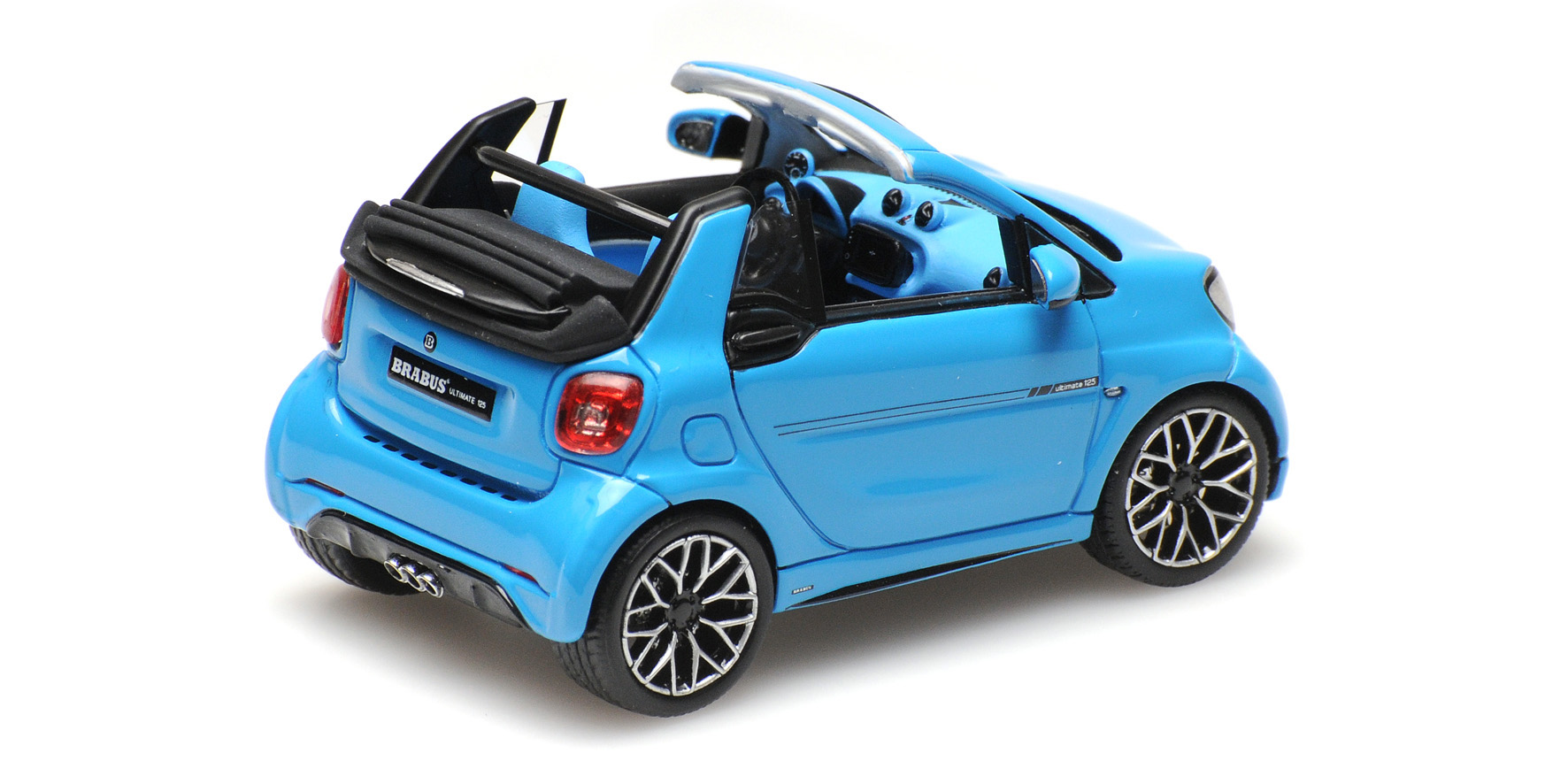 SMART BRABUS ULTIMATE 125 CABRIOLET - 2017 - BLUE METALLIC