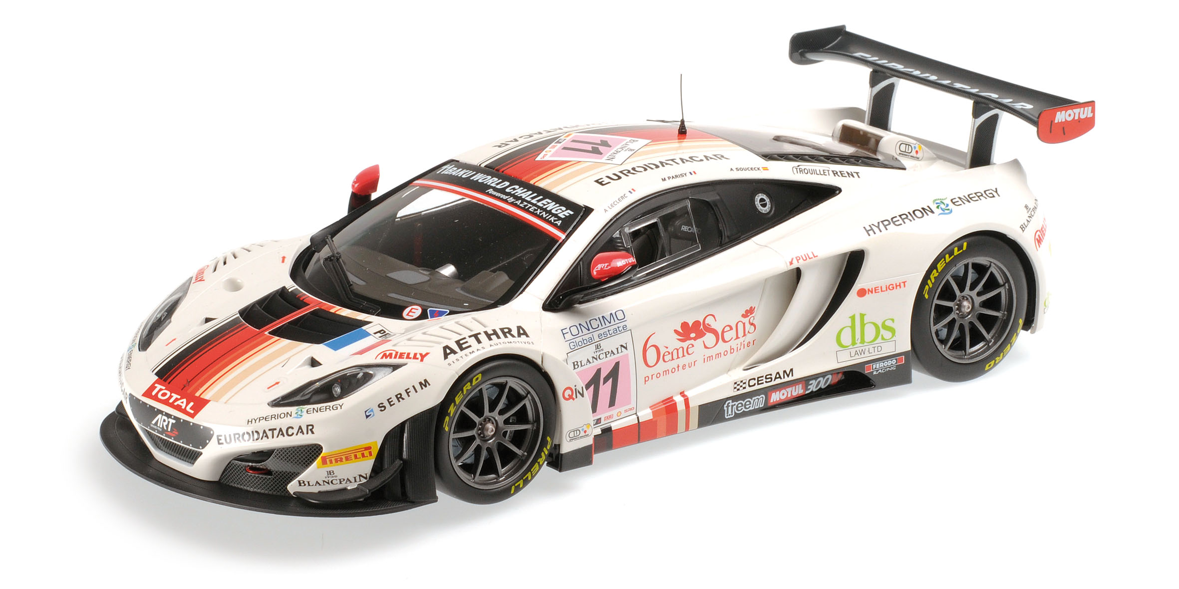 MCLAREN 12C GT3 - ART GRAND PRIX - LECLERC/PARISY/SOUCEK - 24H SPA 2013