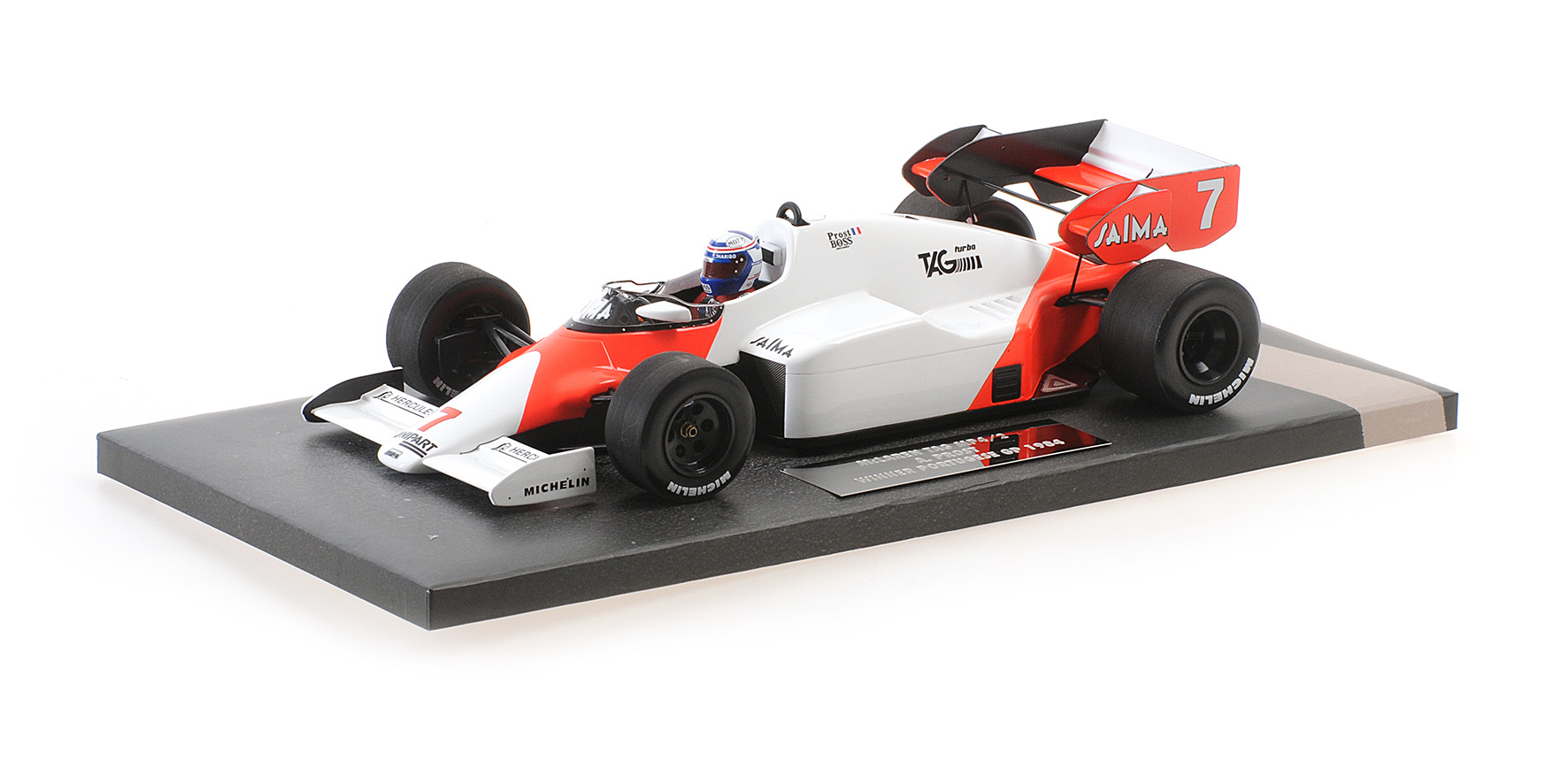 MCLAREN TAG MP4/2 A. PROST - WINNER PORTUGESE GP 1984