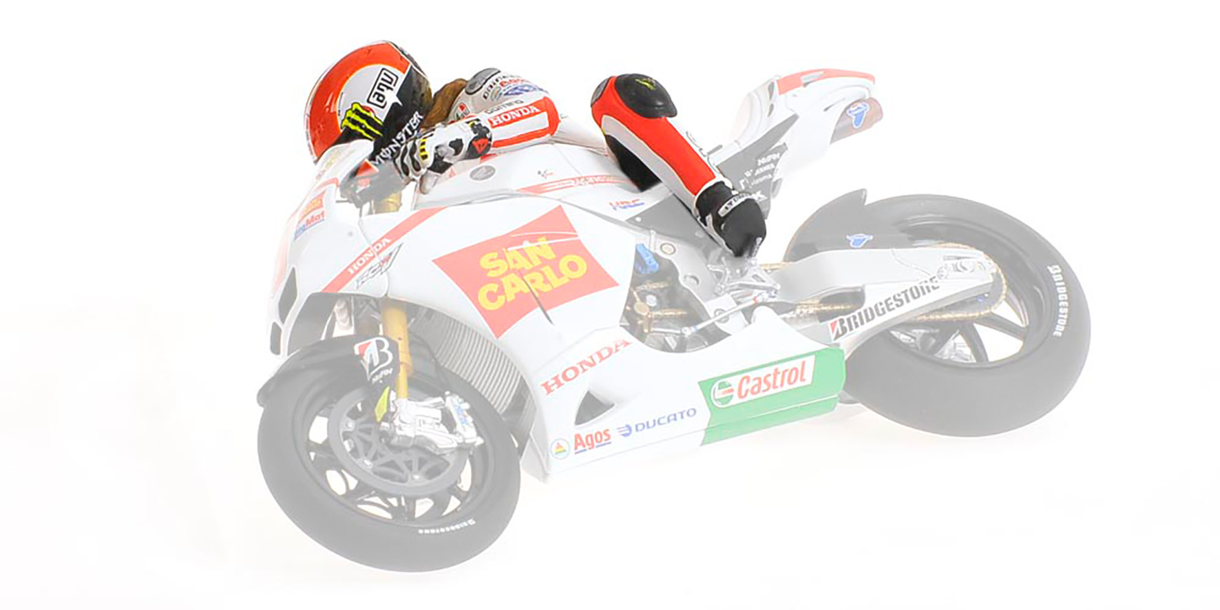 FIGURINE - MARCO SIMONCELLI - MOTOGP 2011 - 'HANGING OFF'
