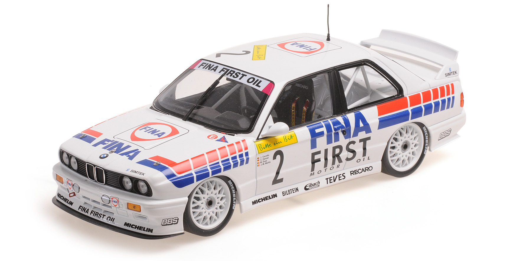 BMW M3 - FINA MOTORSPORT TEAM - CECOTTO/DANNER/MARTIN/DUEZ - WINNER 24H NRING 1992