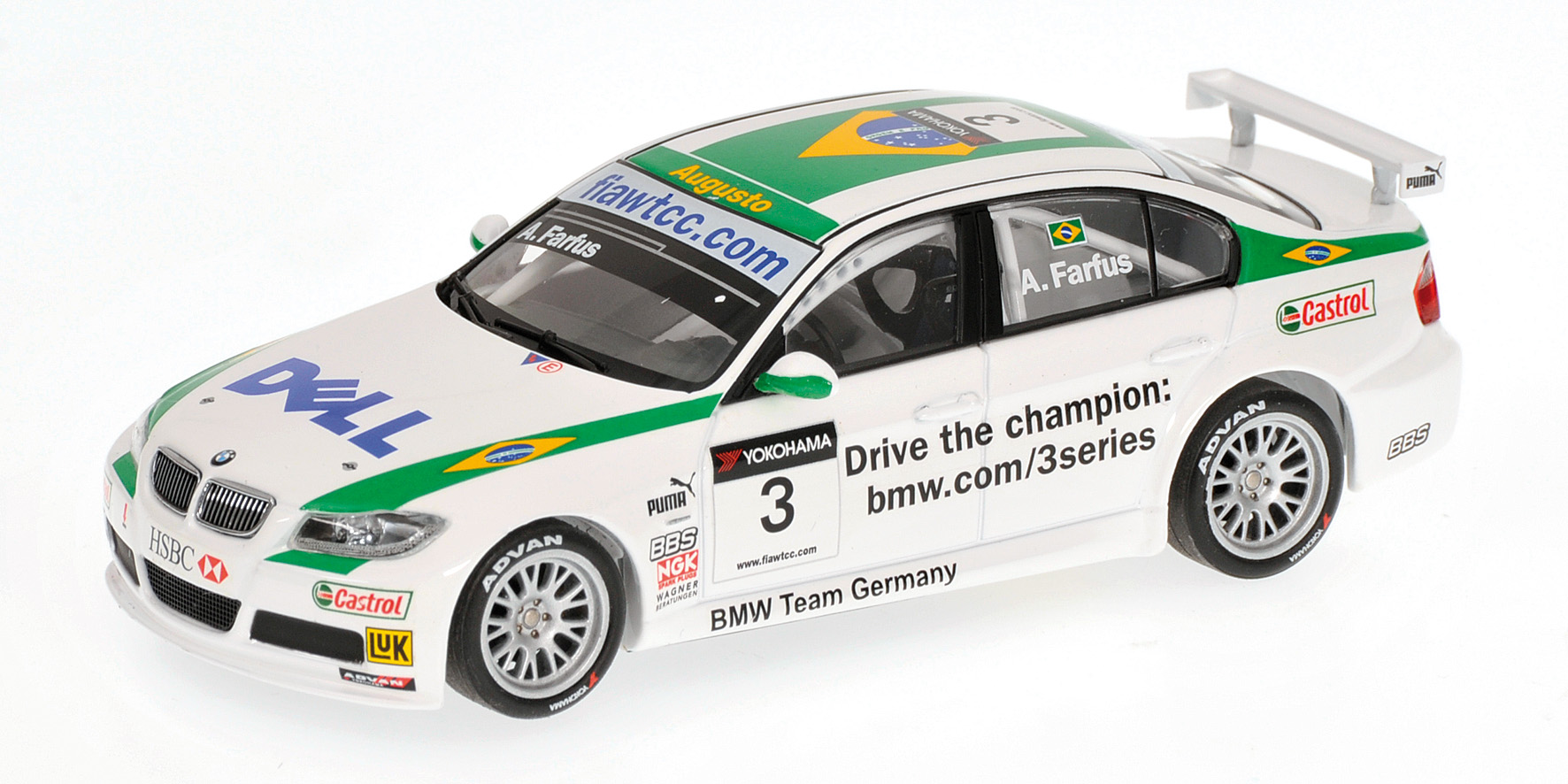 BMW 320SI BMW - BMW TEAM GERMANY - AUGUSTO FARFUS - WINNER RACE 2 WTCC CURITIBA 2007