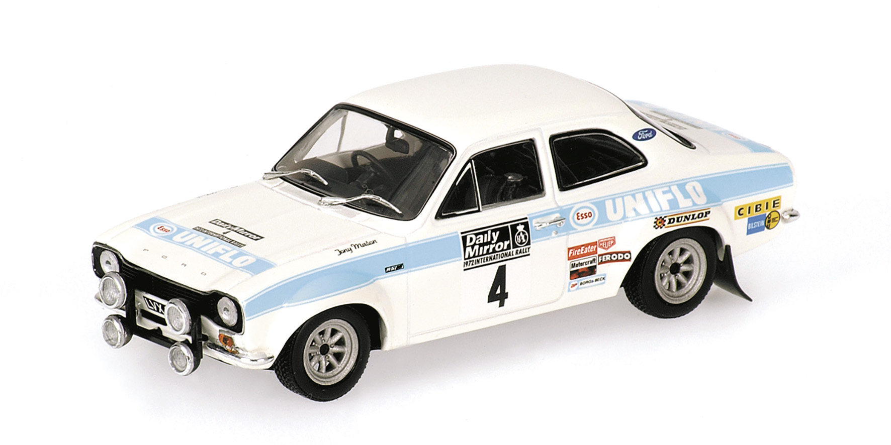 FORD ESCORT I RS 1600 - CLARK/MASON - WINNERS RAC RALLY 1972