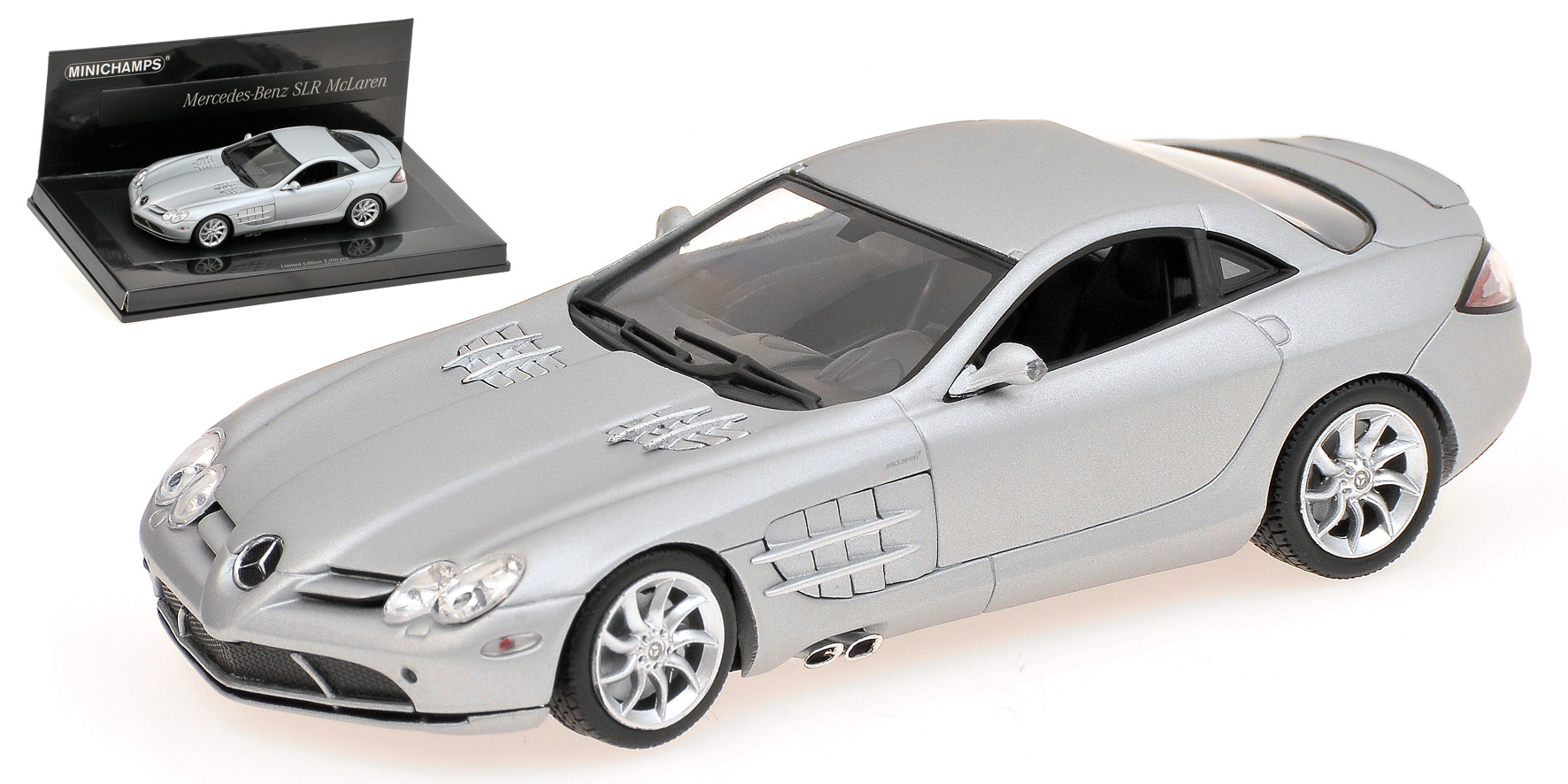 MERCEDES-BENZ SLR MCLAREN - 2004 - MATT SILVER - 'LINEA OPACA'