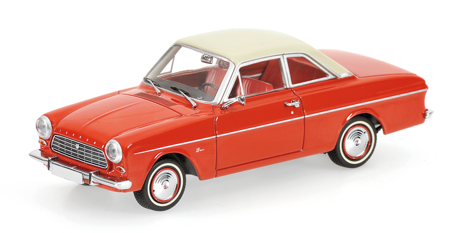 FORD TAUNUS 12M COUPE - 1963 - RED
