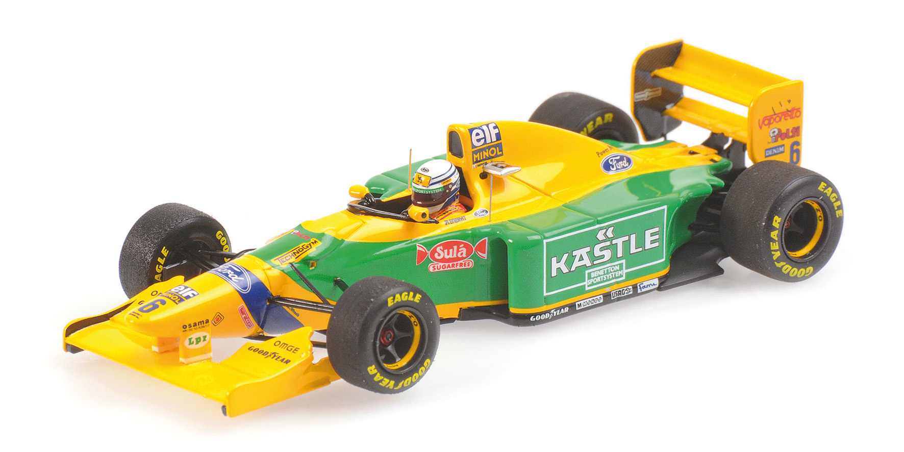 BENETTON FORD B193B - RICARDO PATRESE - 3RD PLACE BRITISH GP 1993