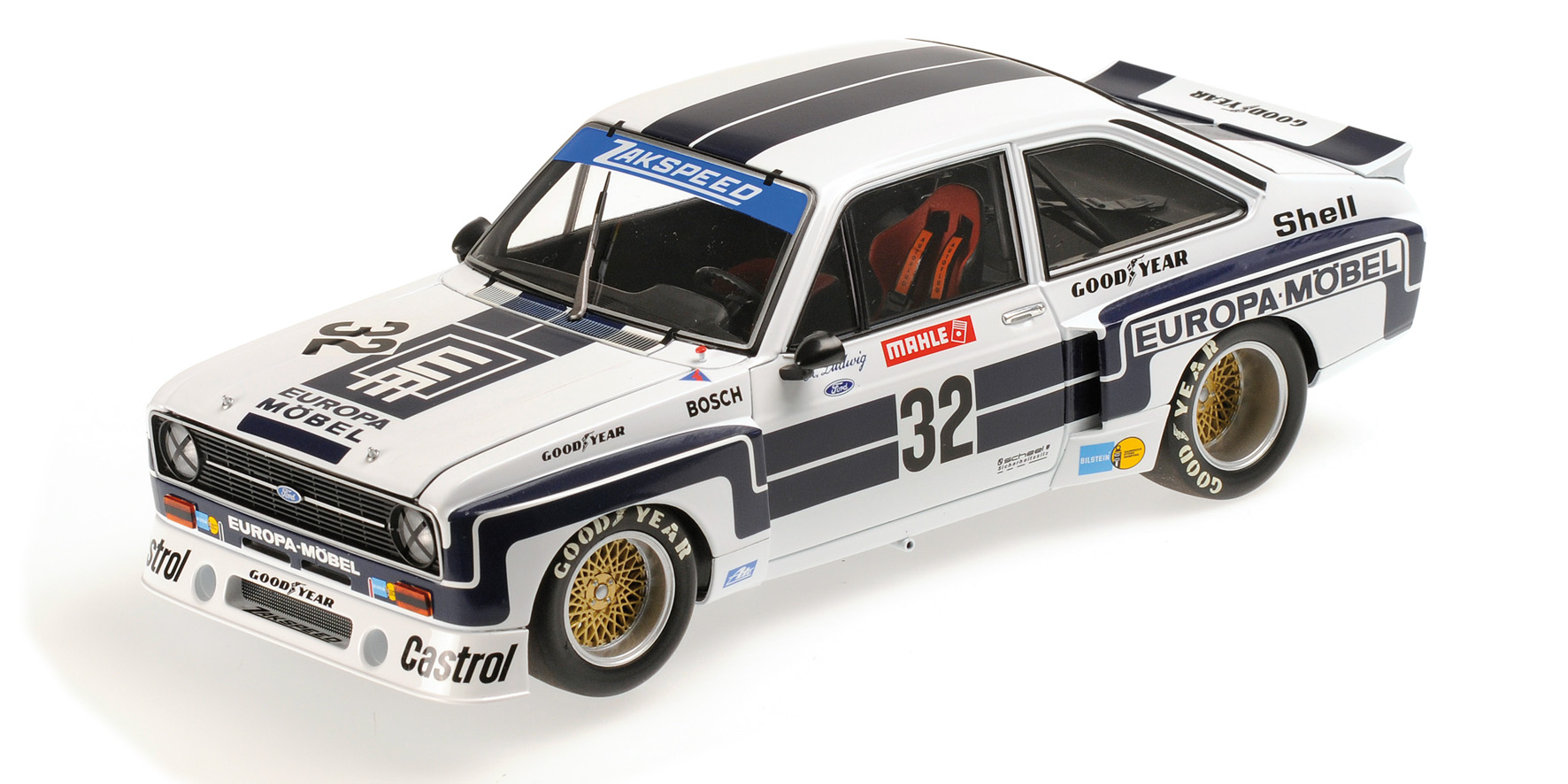 FORD ESCORT II RS 1800 - TEAM ZAKSPEED 'EUROPAMÖBEL' - KLAUS LUDWIG - WINNER DRM NÜRBURGRING 1976