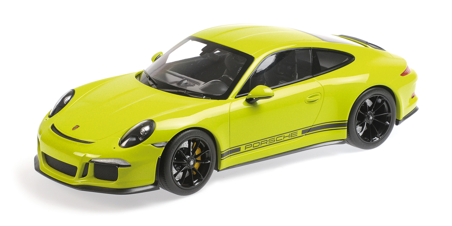 PORSCHE 911 R - 2016 - LICHTGRUEN W/ BLACK WRITING