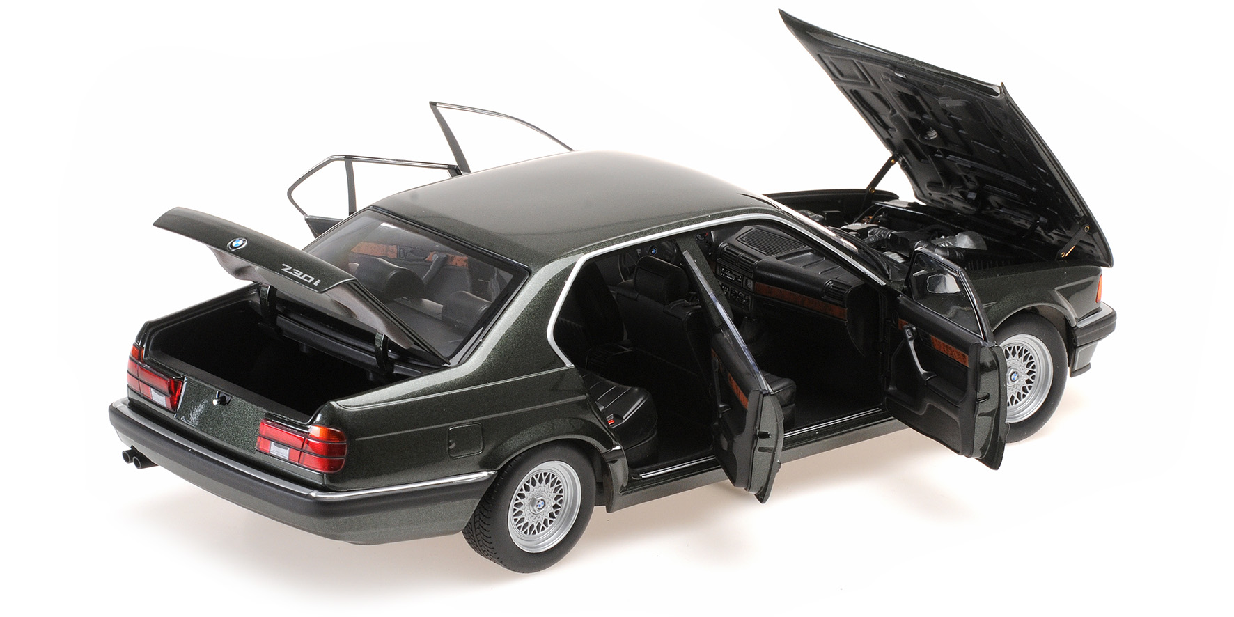 BMW 730I (E32) - 1986 - GREEN METALLIC