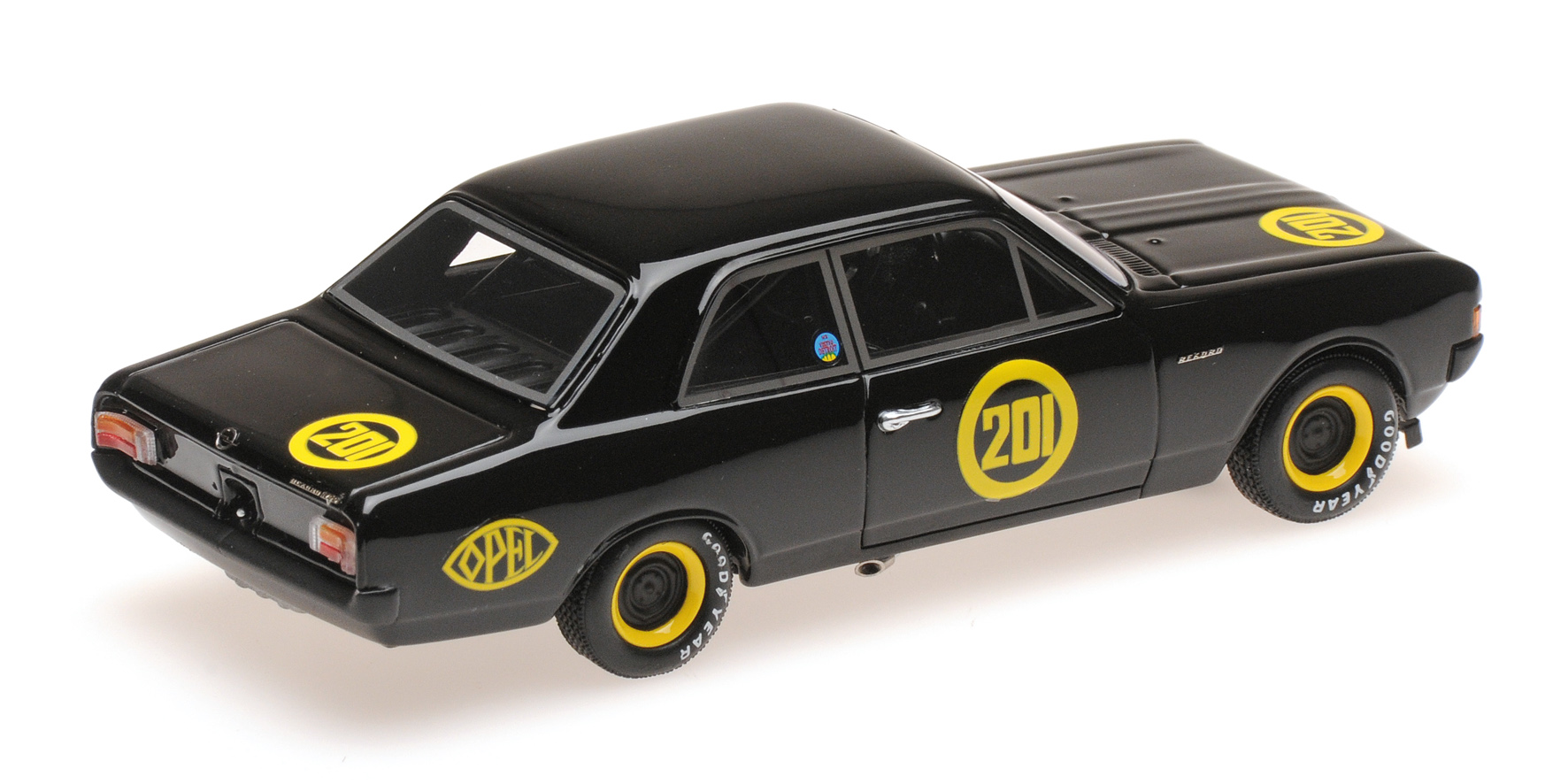 OPEL REKORD 1900 'SCHWARZE WITWE' - BITTER - 2. AVD-RUNDSTRECKENRENNEN 'CAROLUS MAGNUS' ZOLDER 1968