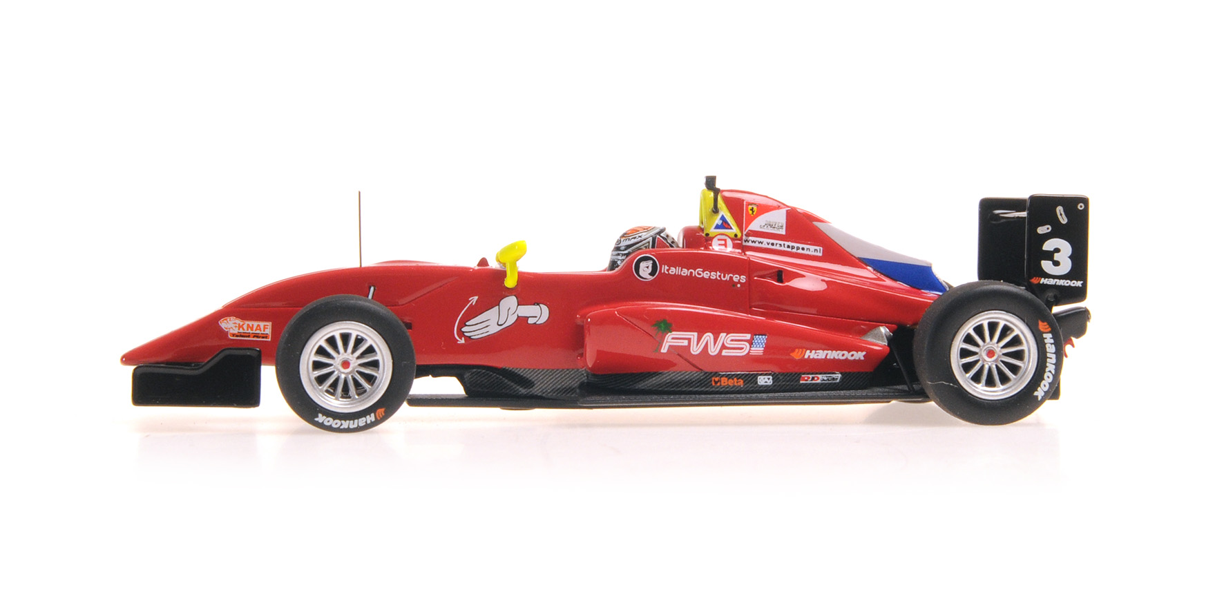 TATUUS FA010B - MAX VERSTAPPEN - 1ST SINGLE-SEATER-RACE FLORIDA 26.01.2014