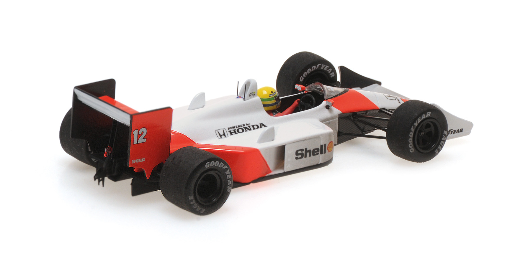 MCLAREN HONDA MP4/4 - AYRTON SENNA  - WORLD CHAMPION 1988 - DIRTY VERSION