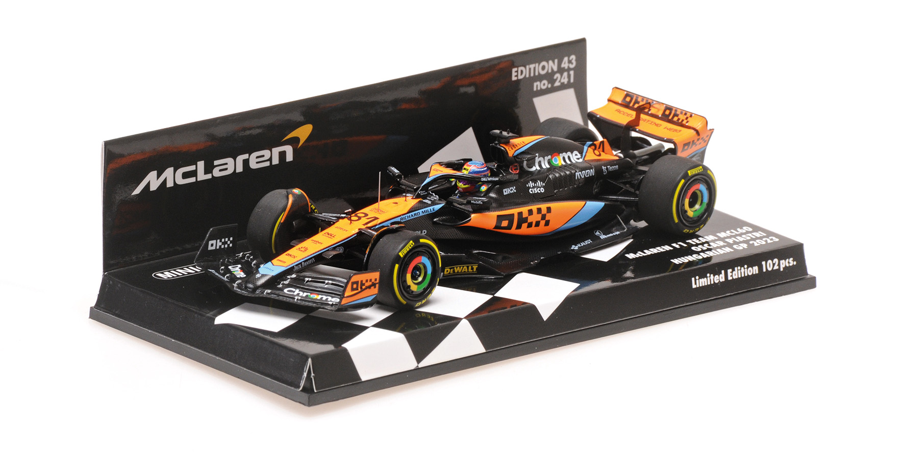 MCLAREN F1 TEAM MCL60 - OSCAR PIASTRI - HUNGARIAN GP 2023