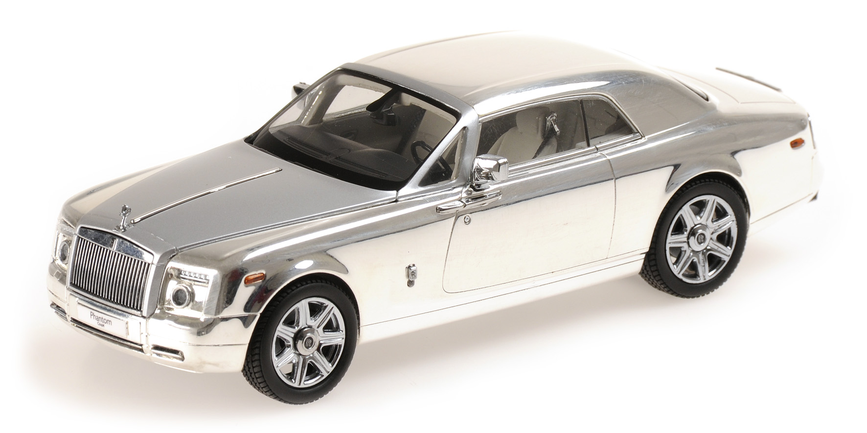 ROLLS ROYCE PHANTOM DROPHEAD COUPE SERIES I - SILVER PLATED (05532SP)