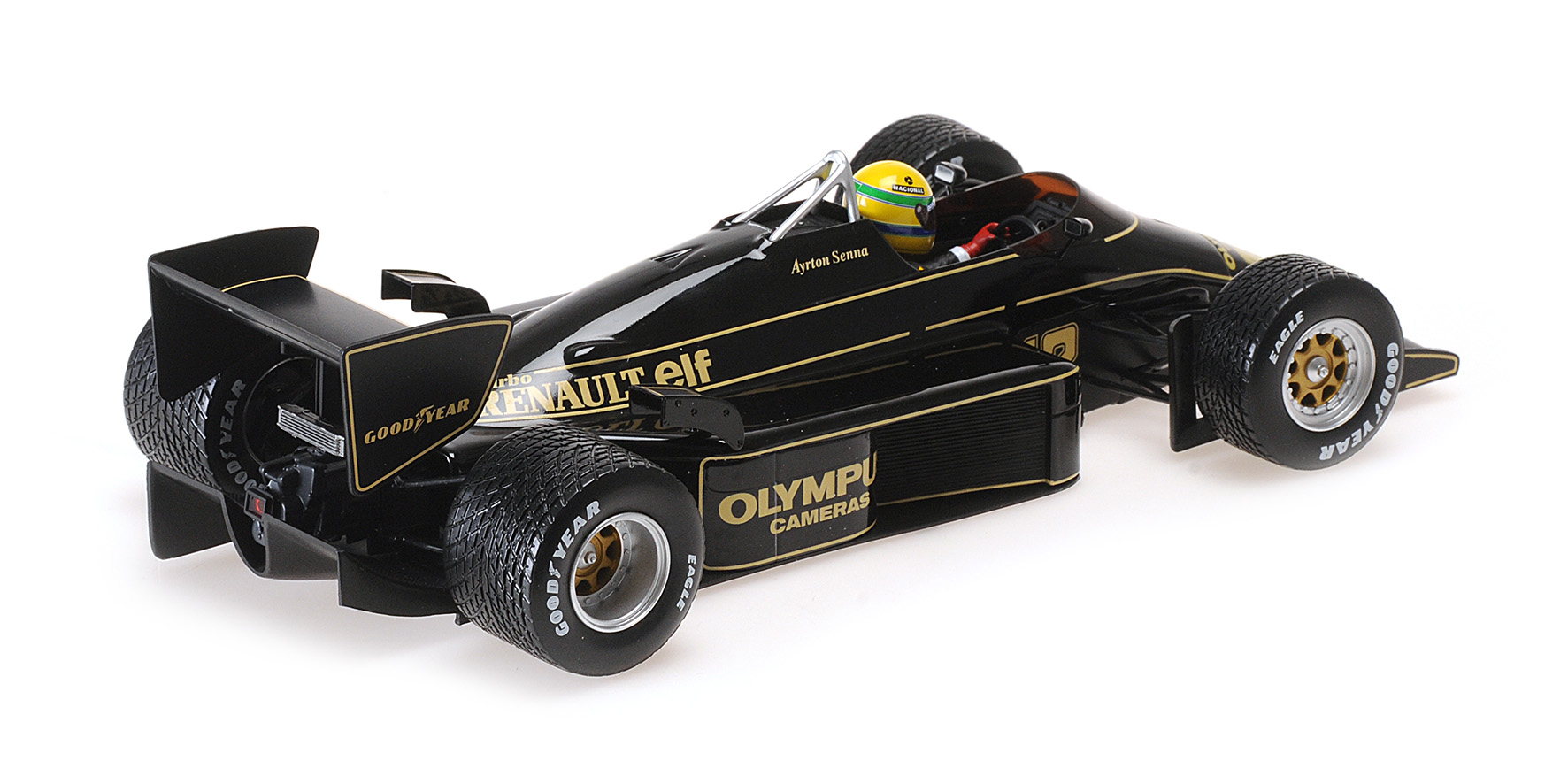 LOTUS RENAULT 97T - AYRTON SENNA - GP PORTUGAL 1985 (W/RAIN TYRES)