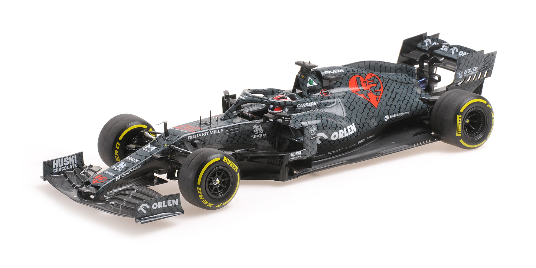 ALFA ROMEO RACING F1 C39 - KIMI RAIKKONEN - VALENTINE LIVERY 14.02.2020