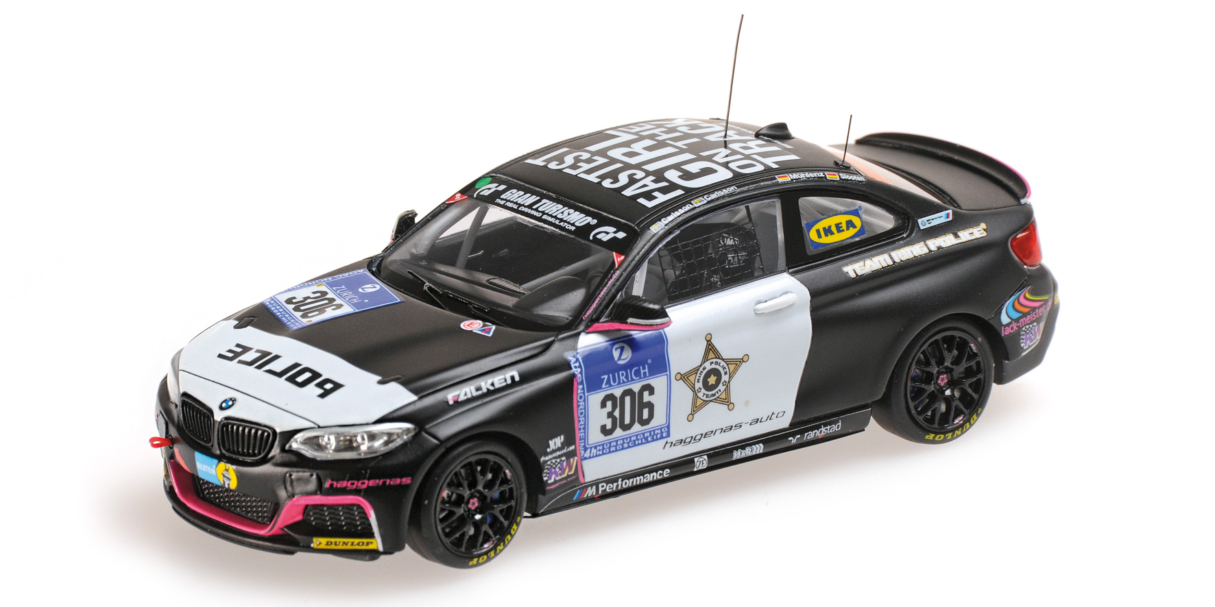 BMW M 235I RACING - TEAM RING POLICE - KREMER/SLOOTEN/CARLSSON/CARLSSON - 24H NÜRBURGRING