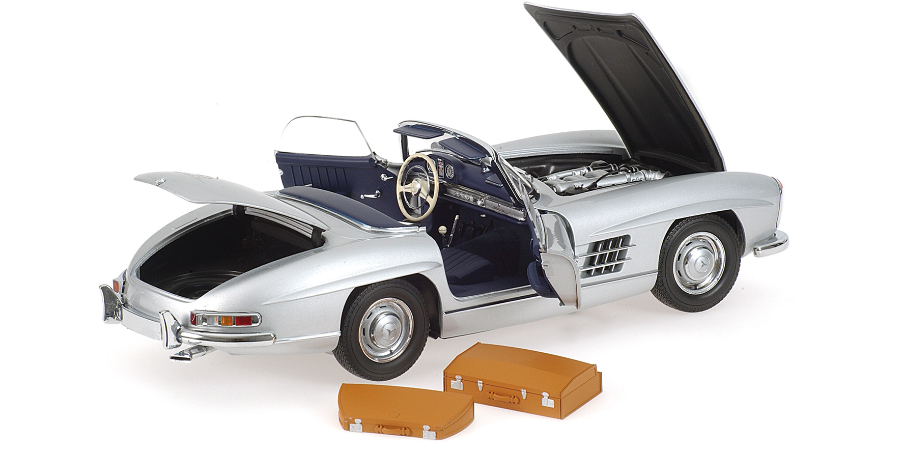 MERCEDES-BENZ 300 SL ROADSTER (W198) - 1957 - SILVER
