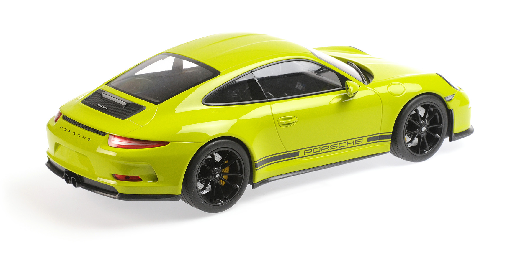 PORSCHE 911 R - 2016 - LICHTGRUEN W/ BLACK WRITING
