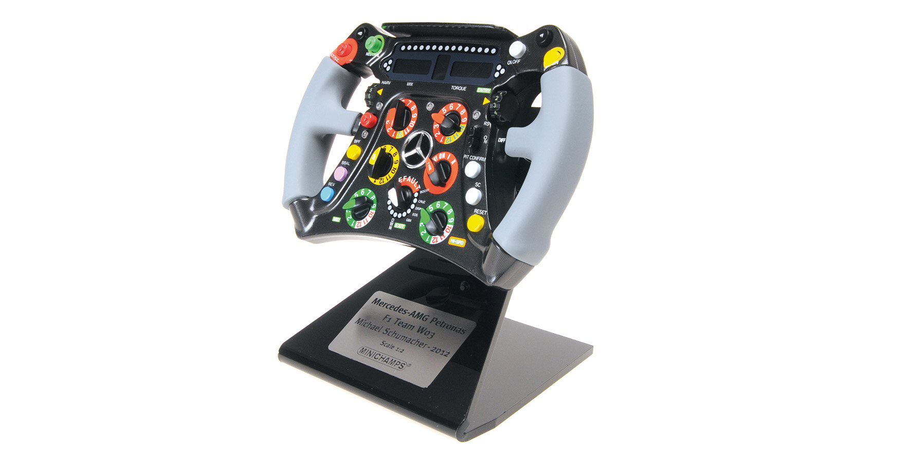 STEERING WHEEL MERCEDES AMG PETRONAS F1 TEAM W03 - MICHAEL SCHUMACHER 2012