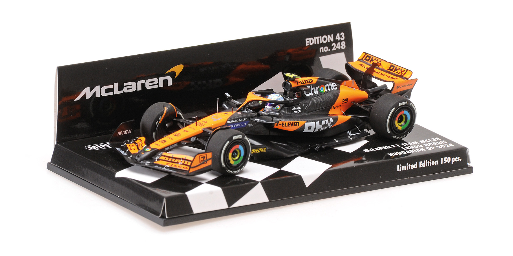 MCLAREN FORMULA 1 TEAM MCL38 - LANDO NORRIS - HUNGARIAN GP 2024