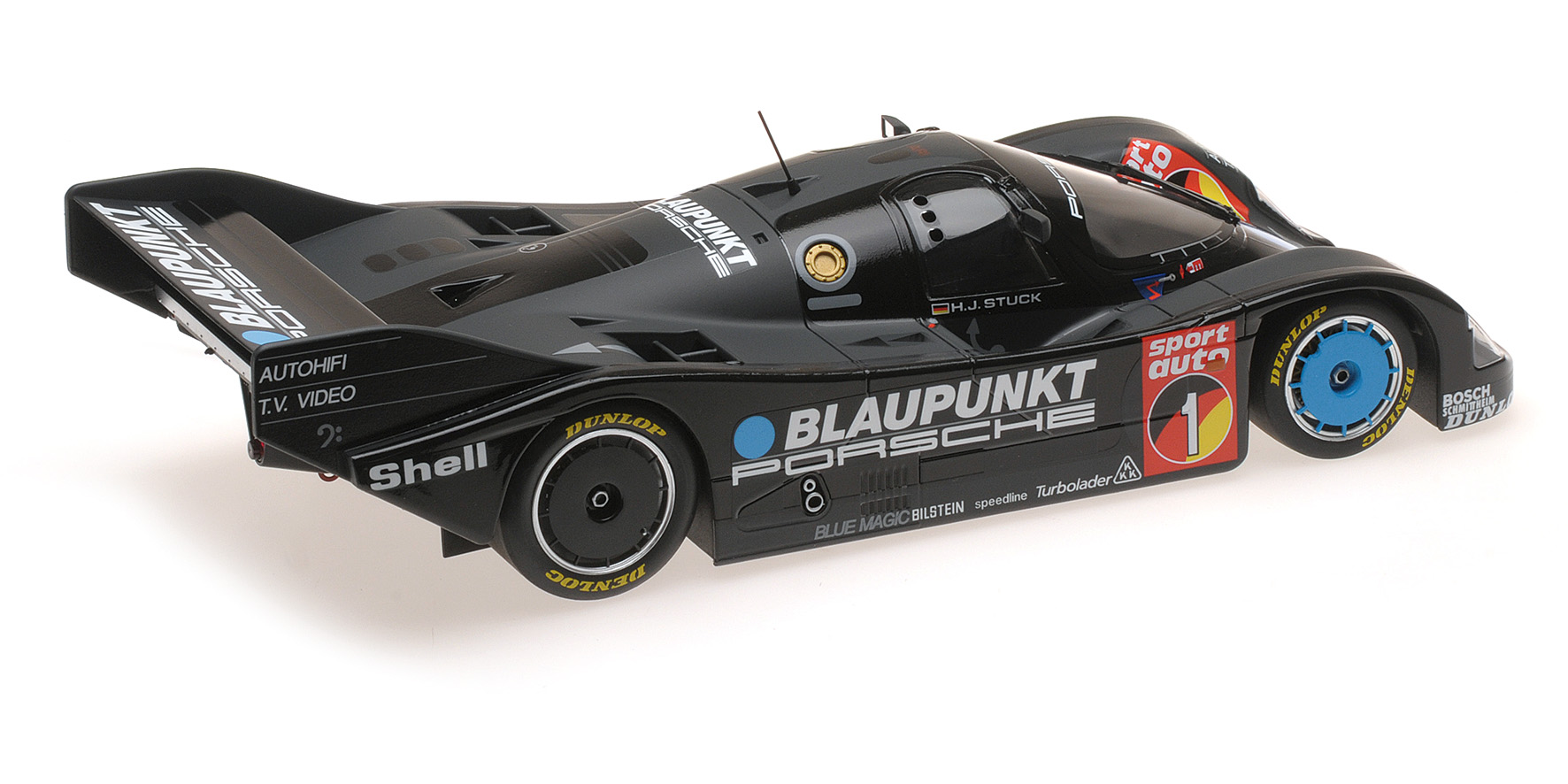 PORSCHE 962C - BLAUPUNKT - HANS-JOACHIM STUCK - SUPERCUP NÜRBURGRING EIFELRENNEN 1986