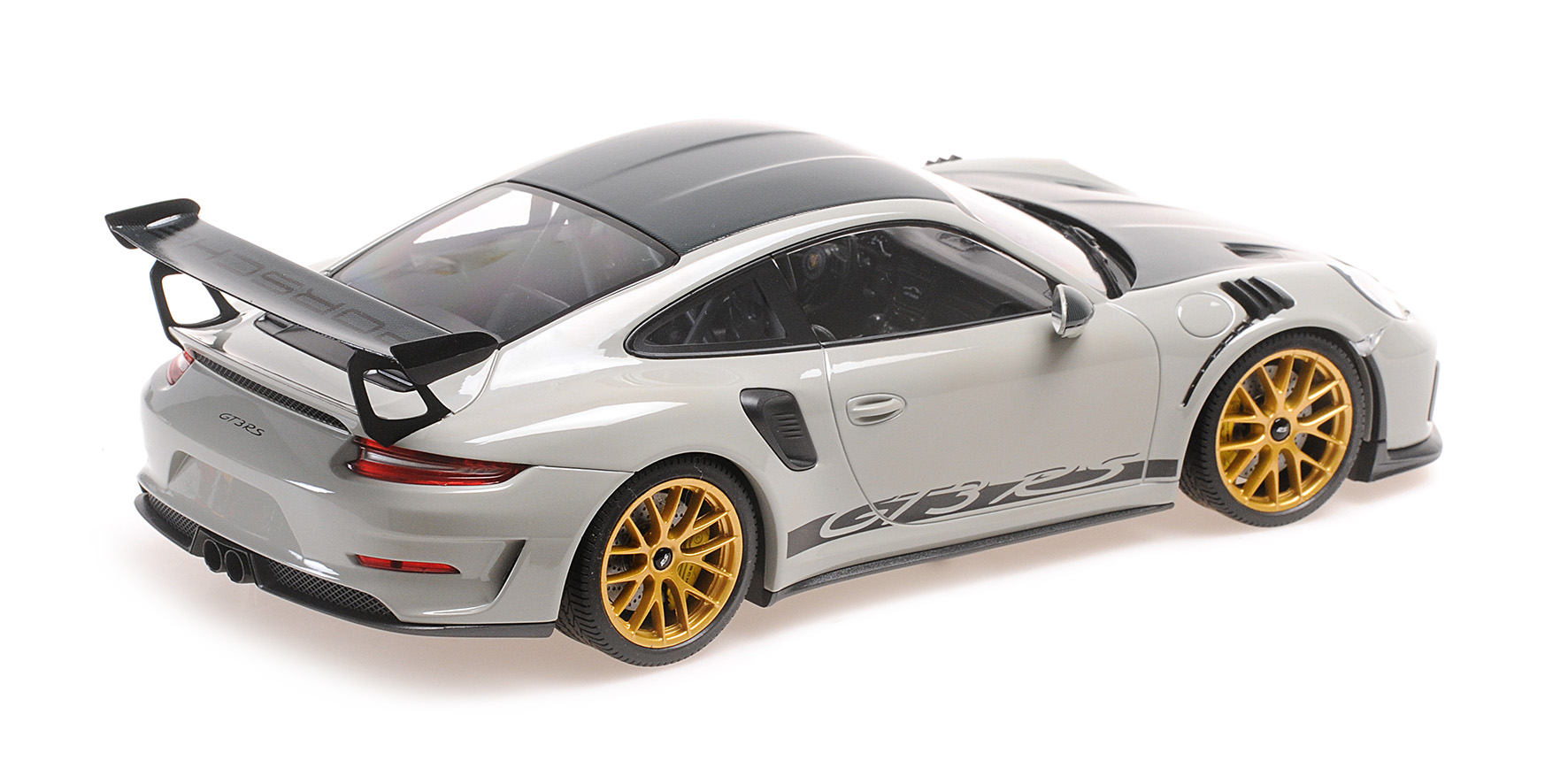 PORSCHE 911 GT3RS (991.2) - 2019 - CHALK W/ WEISSACH PACKAGE W/ GOLDEN MAGNESIUM WHEELS