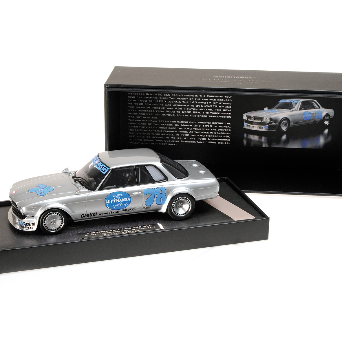 MERCEDES-BENZ 450 SLC - TOURENWAGEN EM - HEYER/SCHICKENTANZ - 4H MONZA 1978