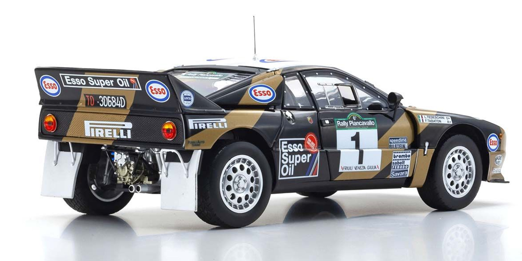 LANCIA RALLYE 037 - #1 - PIANCAVALLO 1985 - WINNER TABATON/TEDESCHINI  (08306E)