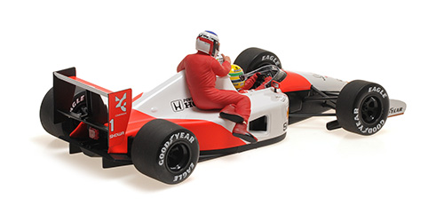 MCLAREN HONDA MP4/6 - AYRTON SENNA - W/JEAN ALESI RIDING - MEXICO GP 1991