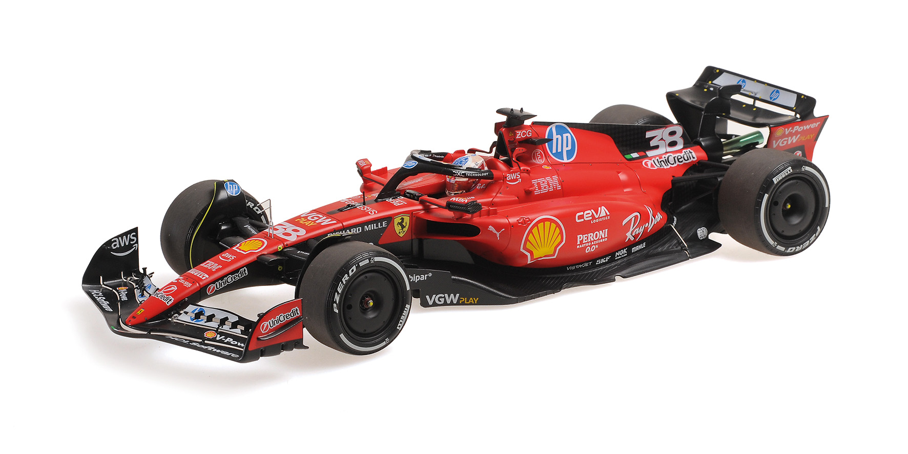 FERRARI SF-23 - ZHOU GUANYU - FIORANO TEST 2025 (2318T38)