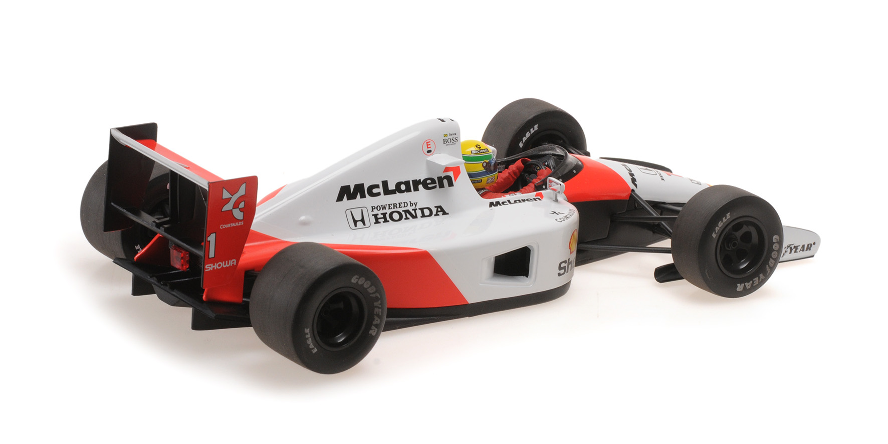 MCLAREN HONDA MP4/6 - AYRTON SENNA - WORLD CHAMPION 1991 - DIRTY VERSION