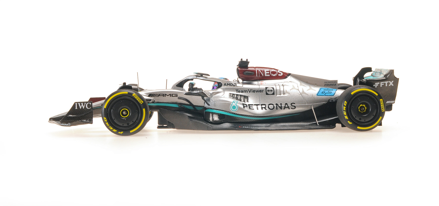 MERCEDES-AMG PETRONAS FORMULA ONE TEAM F1 W13 E PERFORMANCE - G. RUSSELL - 3RD HUNGARIAN GP 2022