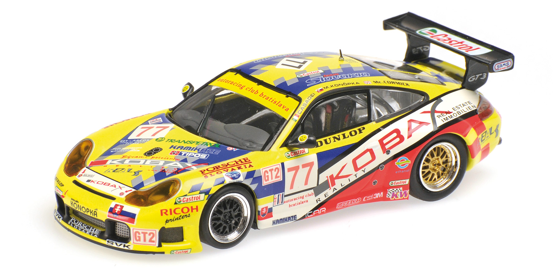 PORSCHE 911 GT3 RS - AUTORACING CLUB BRATISLAVA - KONOPKA/McCORMICK/CASADEI - 12H SEBRING 2007