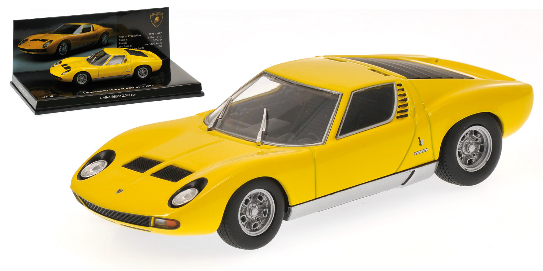 LAMBORGHINI MIURA SV - 1971 - YELLOW - MUSEUM SERIES