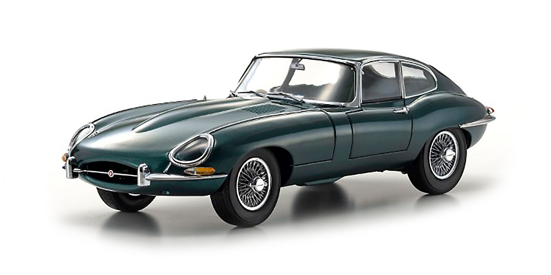 JAGUAR E TYPE (RHD) OPALESCENT DARK GREEN (08954DG)