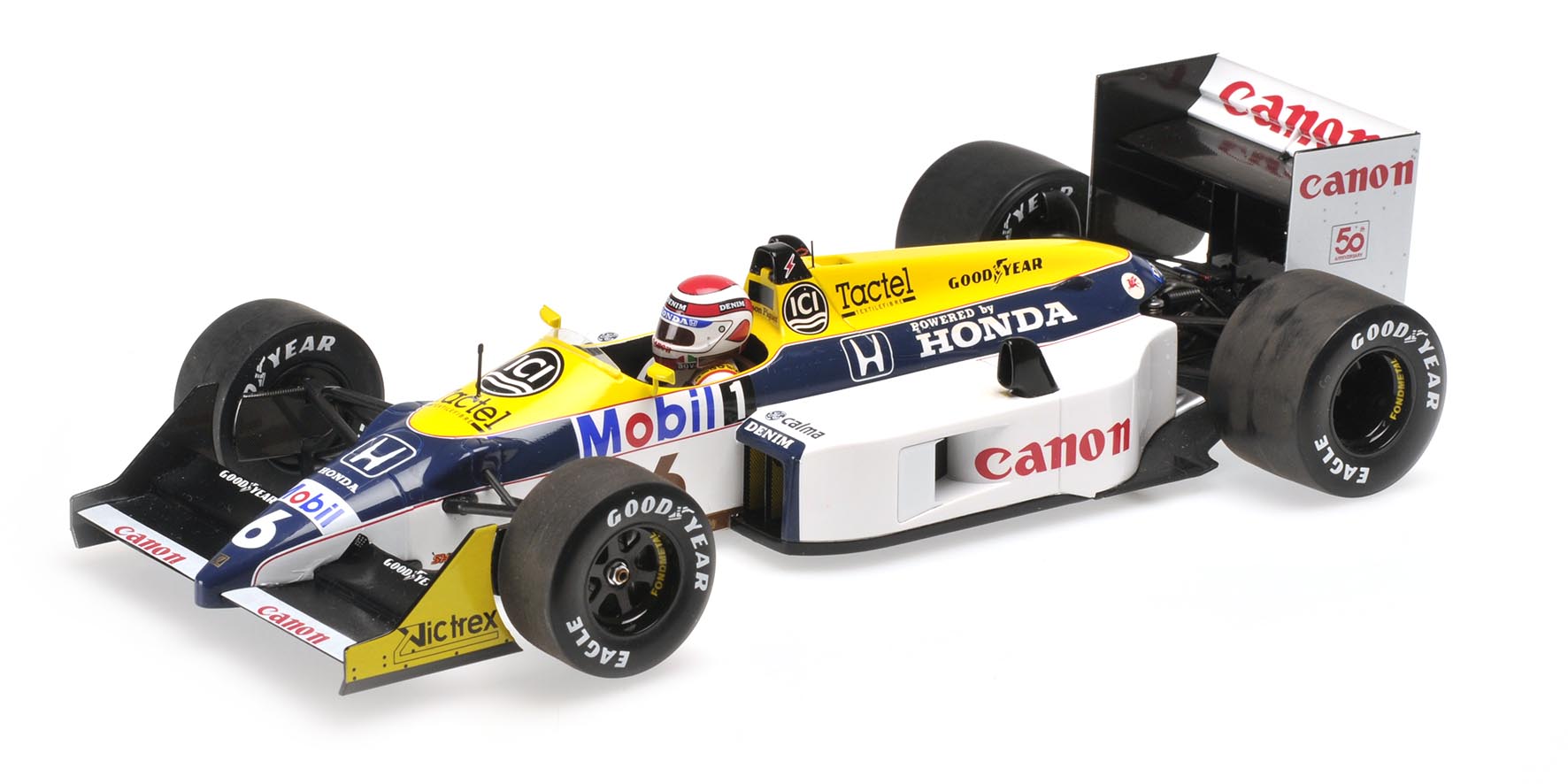 WILLIAMS HONDA FW11B - NELSON PIQUET - WORLD CHAMPION 1987