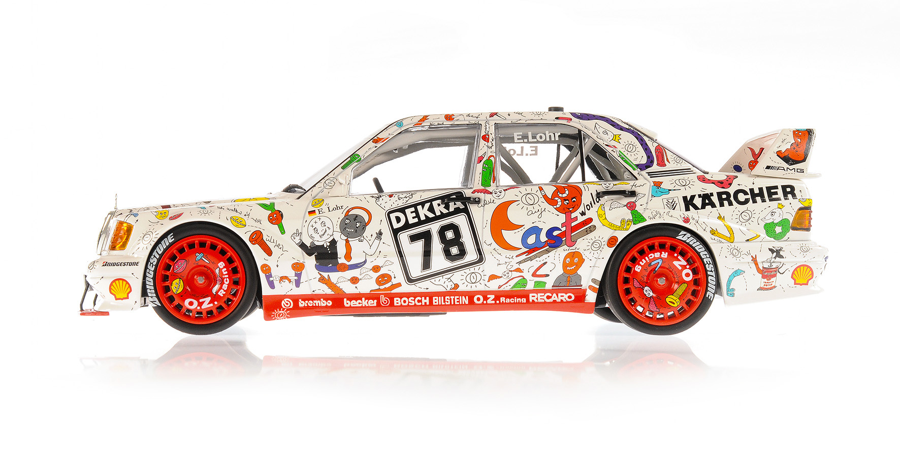 MERCEDES-BENZ 190E 2.5-16 EVO 2 - AMG 'ANDORA' - ELLEN LOHR - DTM 1991