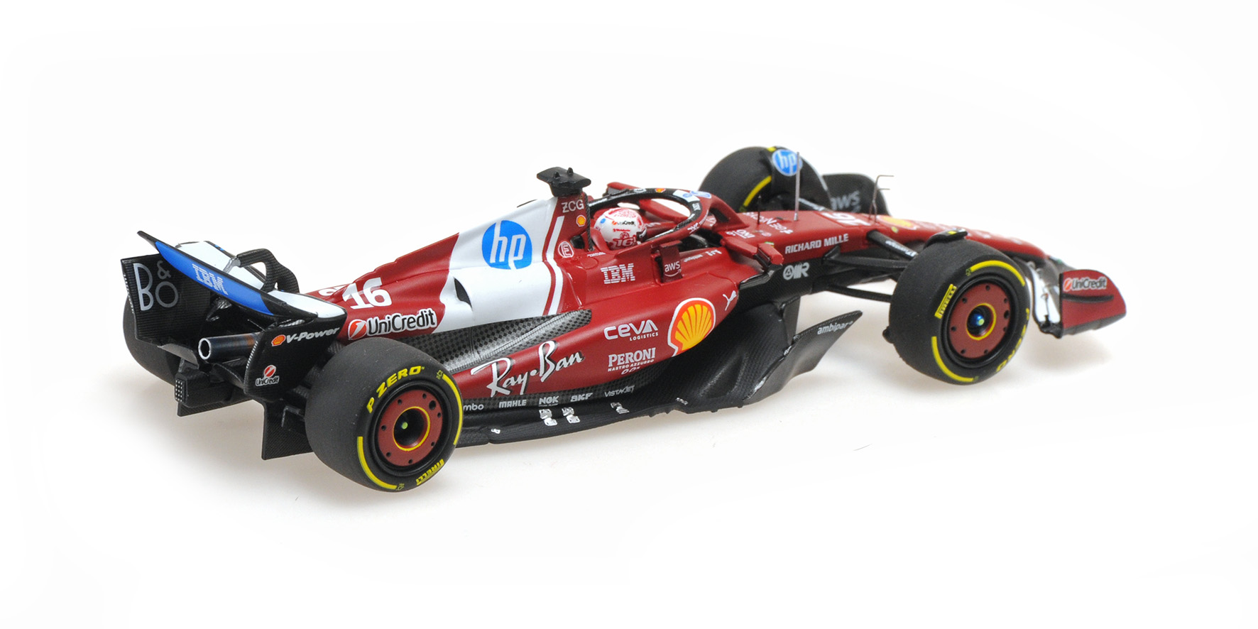 FERRARI SF-25 - CHARLES LECLERC - SPRINT RACE CHINA GP 2025 W/DRIVER FIGURINE