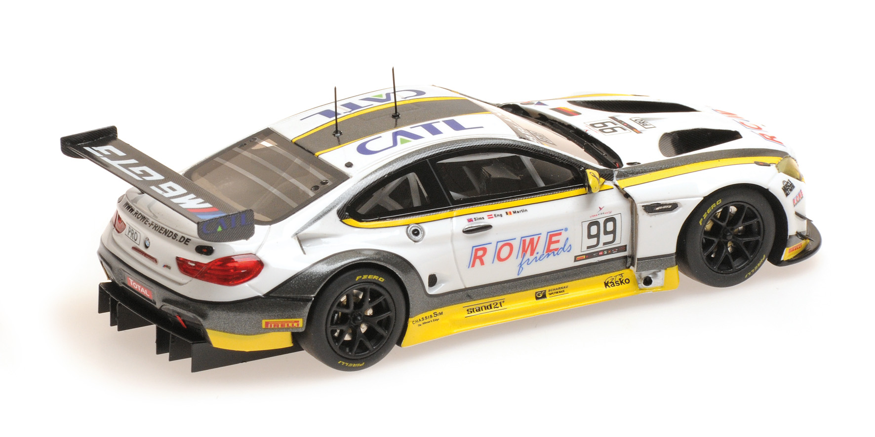 BMW M6 GT3 - ROWE RACING - MARTIN/ENG/SIMS - WINNERS 24H SPA 2016