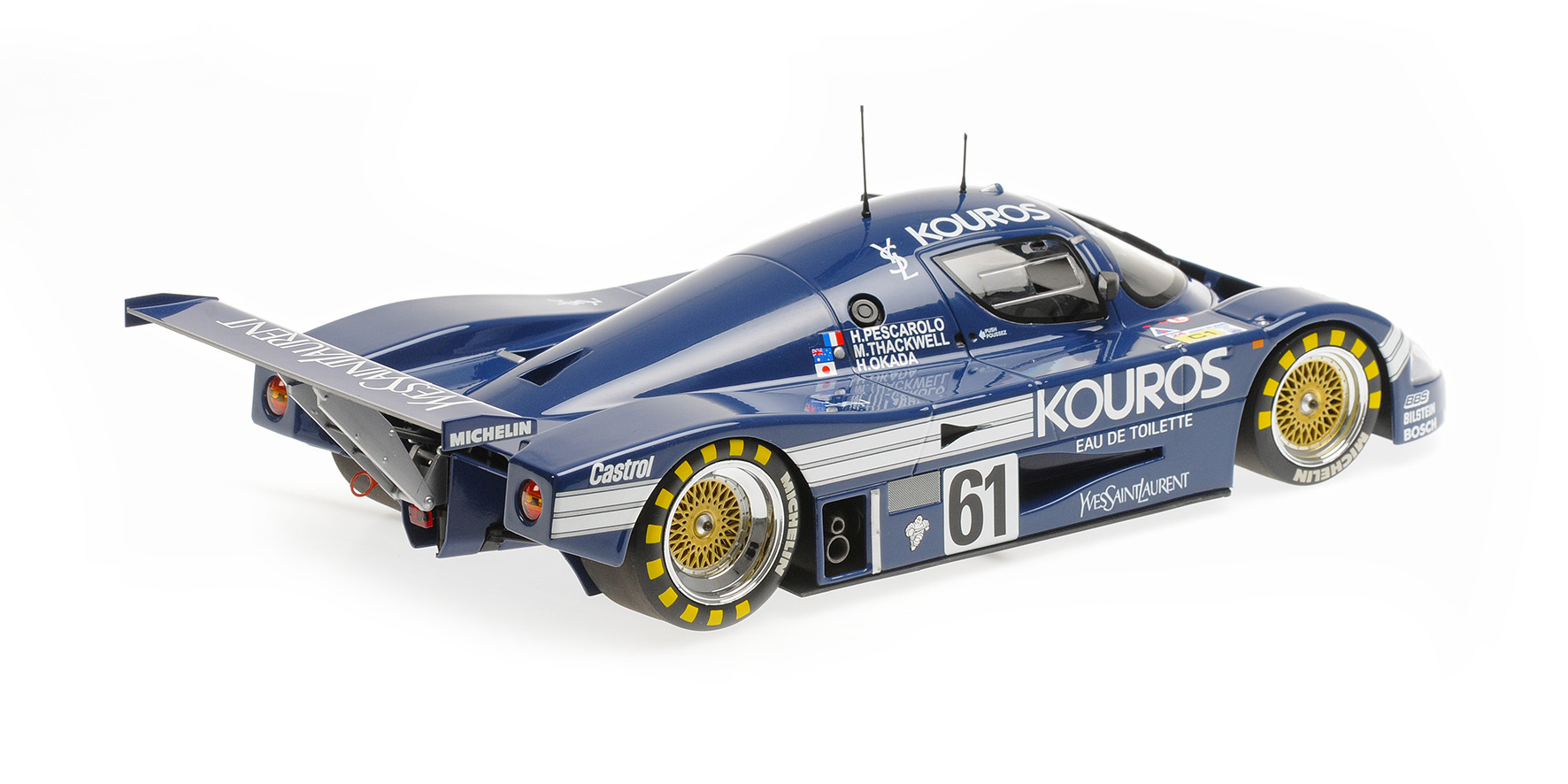 SAUBER MERCEDES C9 - KOUROS RACING - THACKWELL/PESCAROLO/OKADA - 24H LE MANS 1987